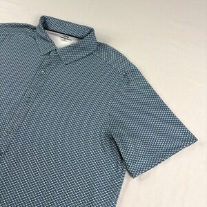 Johnston Murphy Shirt Mens XL Blue‎ Button Up XC4 Performance Stretch Wicking